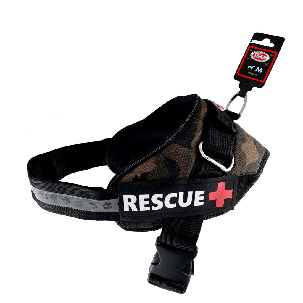 

Шлея усиленная Pet Nova Rescue+ L 60-75 см Камуфляж (HA-RESCUE-CAMUFLAGE-L)