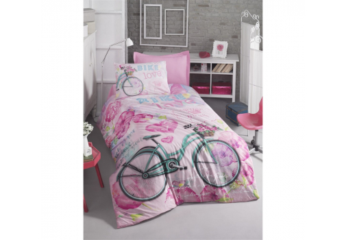 

Постельное белье Cotton Box Bike Pembe Розовый