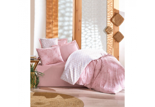 

Комплект постельного белья Cotton Box Minimal Best Pembe Розовый