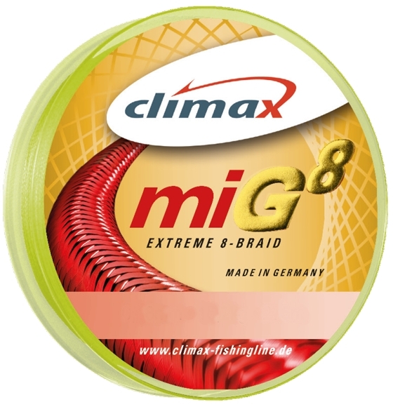 

Шнур Climax miG8 Braid Fluo-Yellow SB 135m 0.12mm 9.5kg (9352-10135-012)