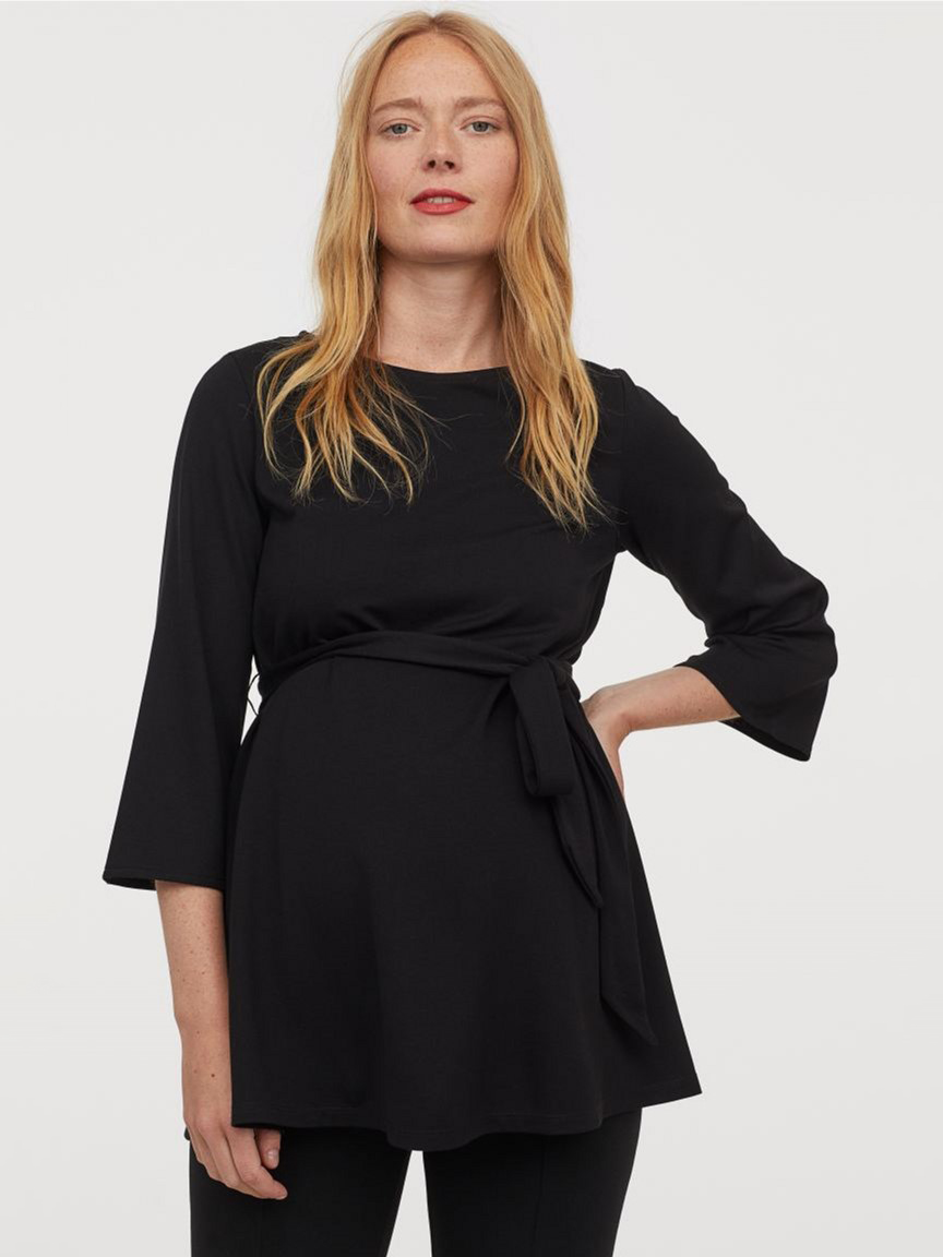 

Лонгслив для беременных H&M 060832946 L Черный