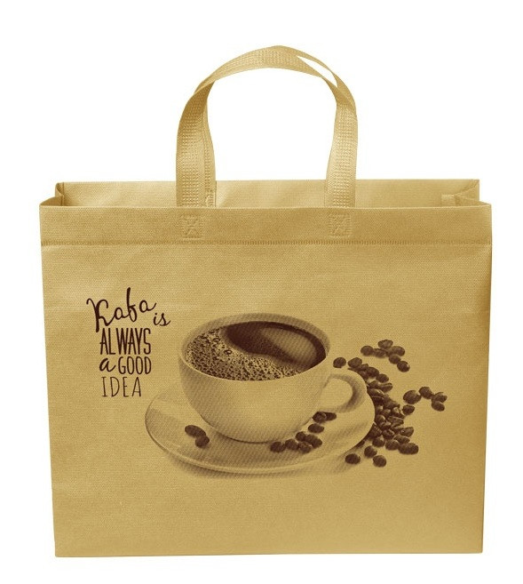 

Эко сумка Tashima Coffee-Break с молнией размер 385*320*120