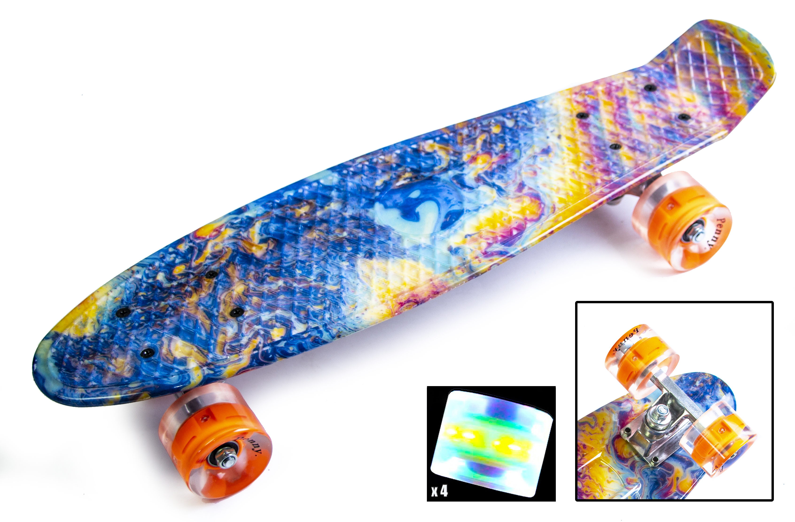

Скейтборд ACID Пенни борд Penny Board 22 " Светящиеся колеса (SD 1372535086)