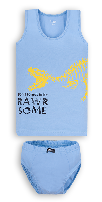 

Комплект белья Габби Rawr Голубой 116 см