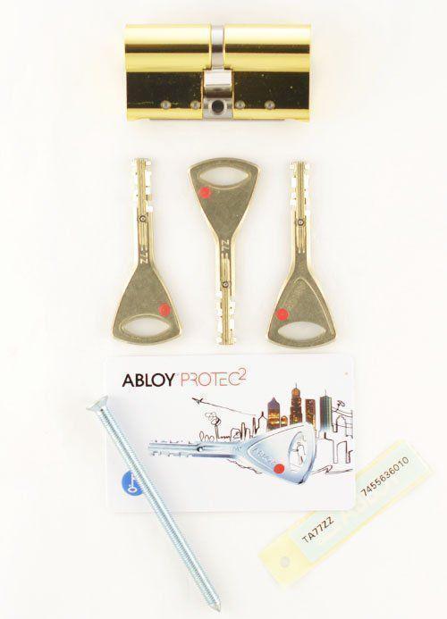 

Цилиндр Abloy Protec2 HARD 118 мм (82х36) ключ/ключ латунь