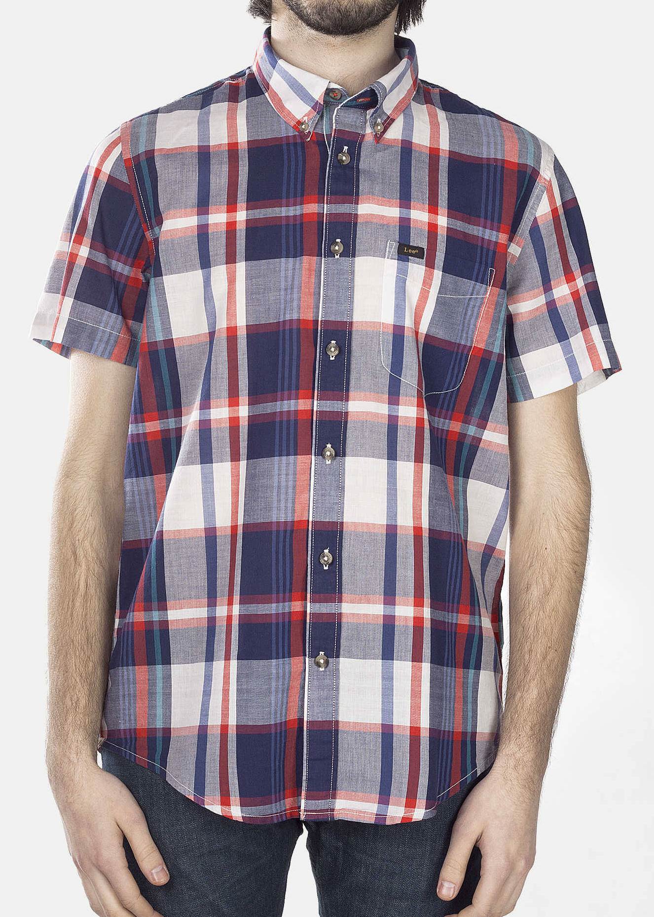 

Рубашка Lee Button Down Shirt Regular Fit Синий S-00