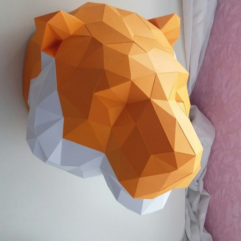 Оригами маска из бумаги на лицо