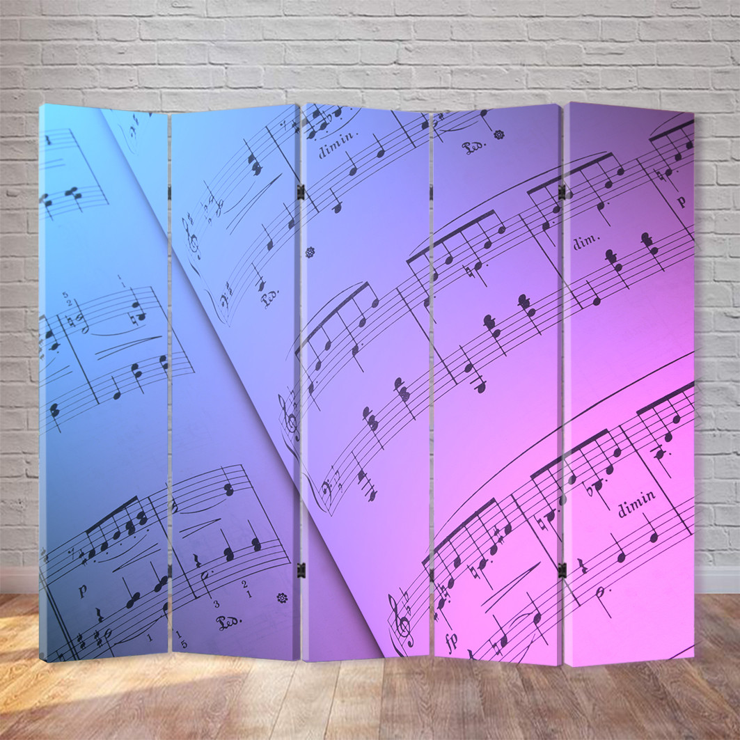

Ширма декоративная FineDecor "Ноты" 200x180 см 135b