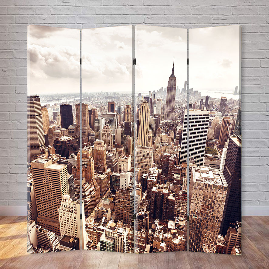 

Ширма декоративная FineDecor "Нью Йорк" 200x180 см 029a