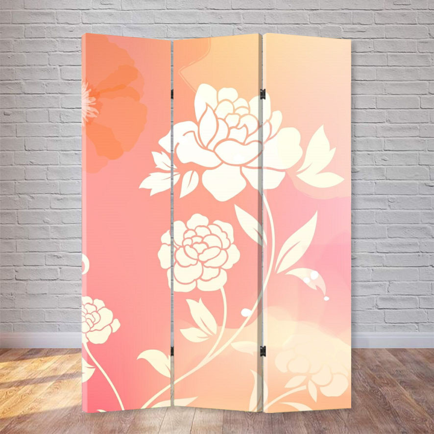 

Ширма декоративная FineDecor "Нежный цветочный узор" 120x180 см 219