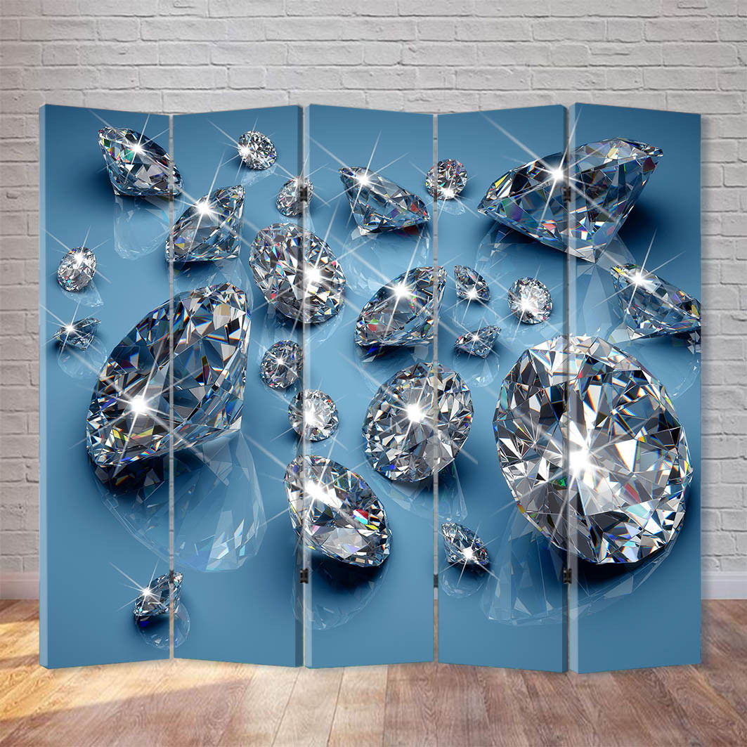 

Ширма декоративная FineDecor "Бриллианты" 200x180 см 107b