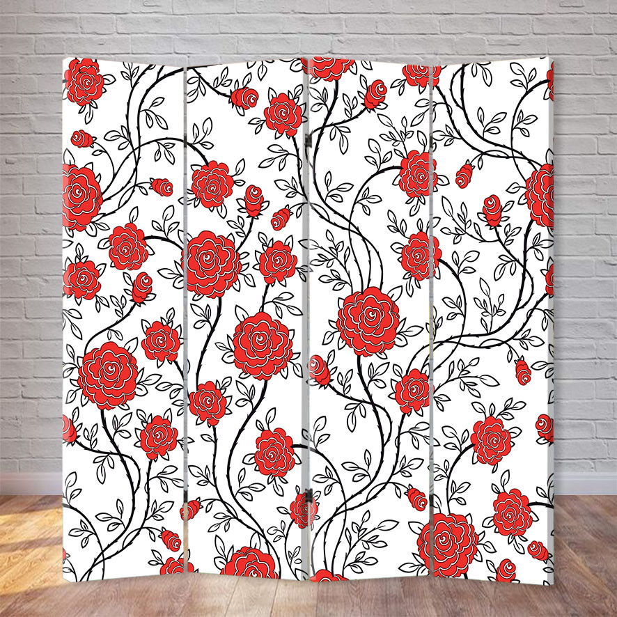 

Ширма декоративная FineDecor "Розы" 160х180 см 157а