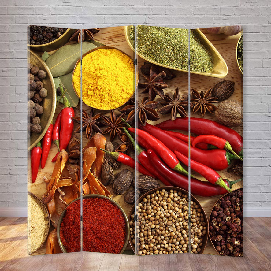 

Ширма декоративная FineDecor "Специи" 160х180 см 070а