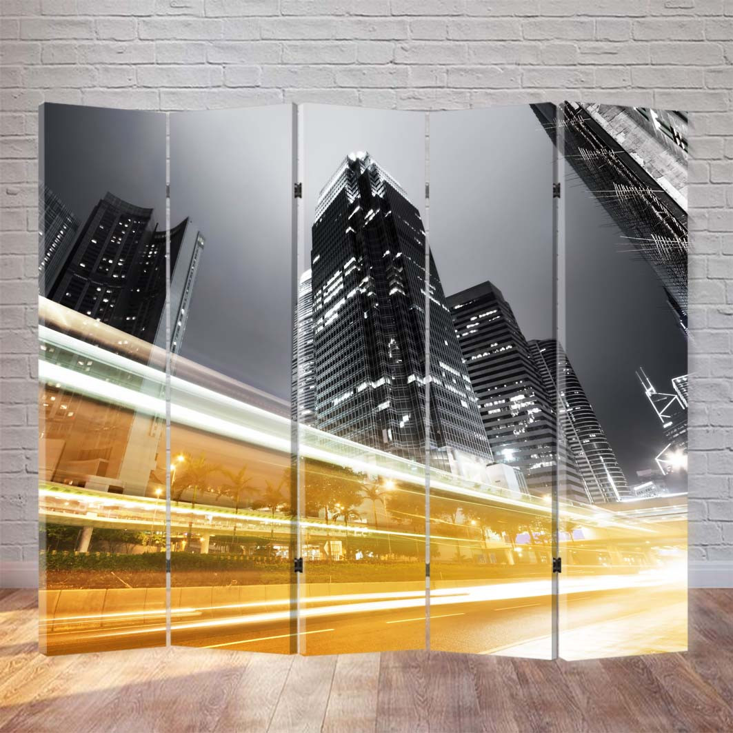 

Ширма декоративная FineDecor "Ночной город" 200x180 см 174b