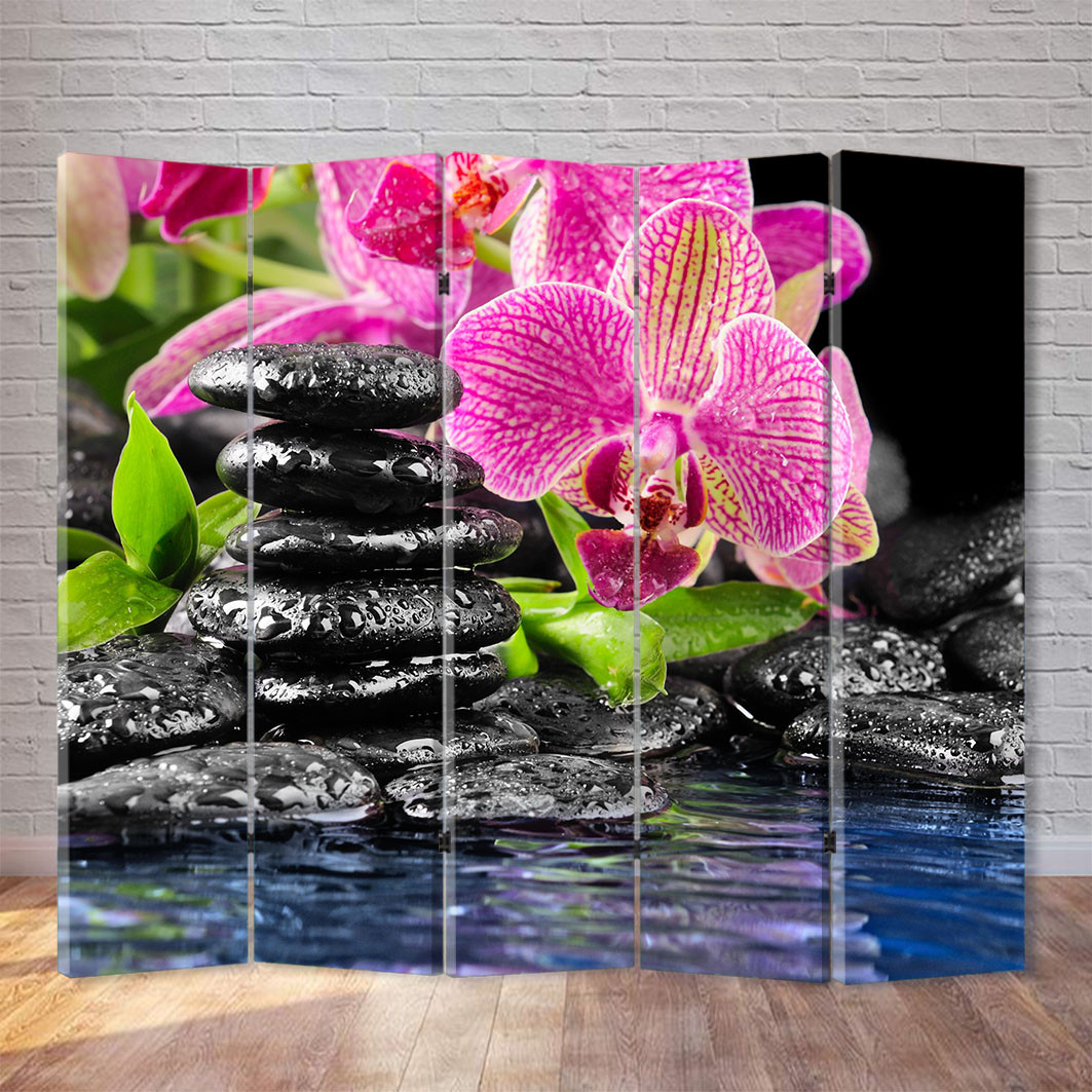 

Ширма декоративная FineDecor "Орхидея" 200x180 см 050b