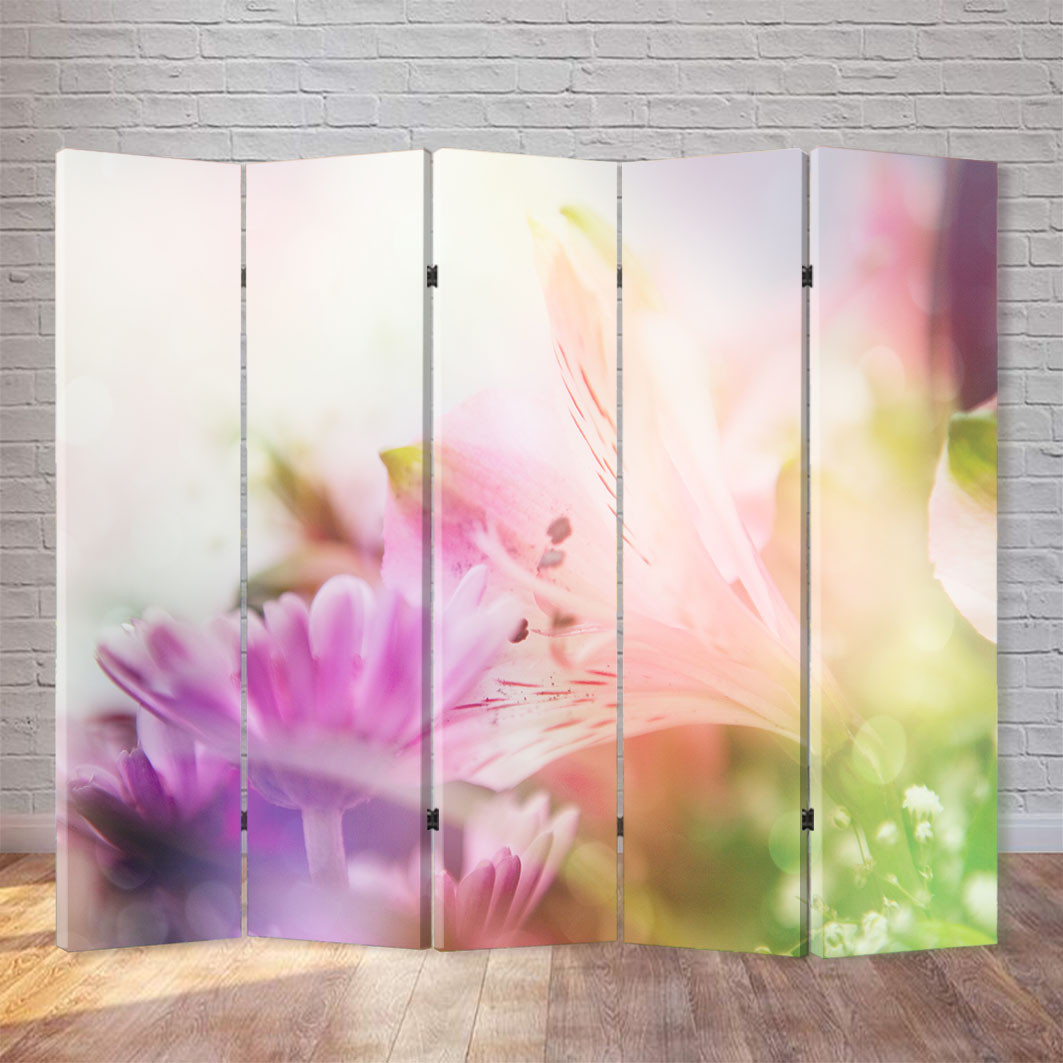 

Ширма декоративная FineDecor "Цветы" 200x180 см 038b