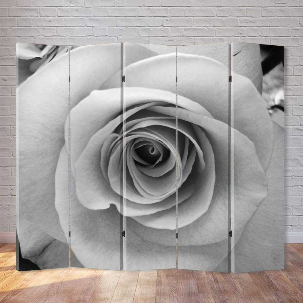 

Ширма декоративная FineDecor "Черно-белая роза" 200x180 см 207b