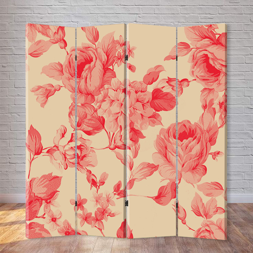 

Ширма декоративная FineDecor "Цветы" 160х180 см 123а