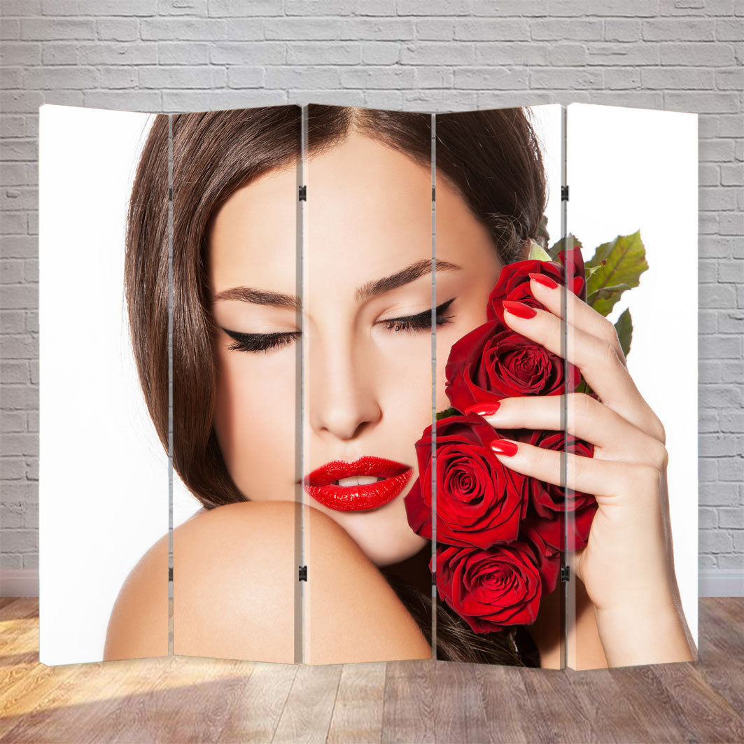 

Ширма декоративная FineDecor "Алые губы" 200x180 см 215b