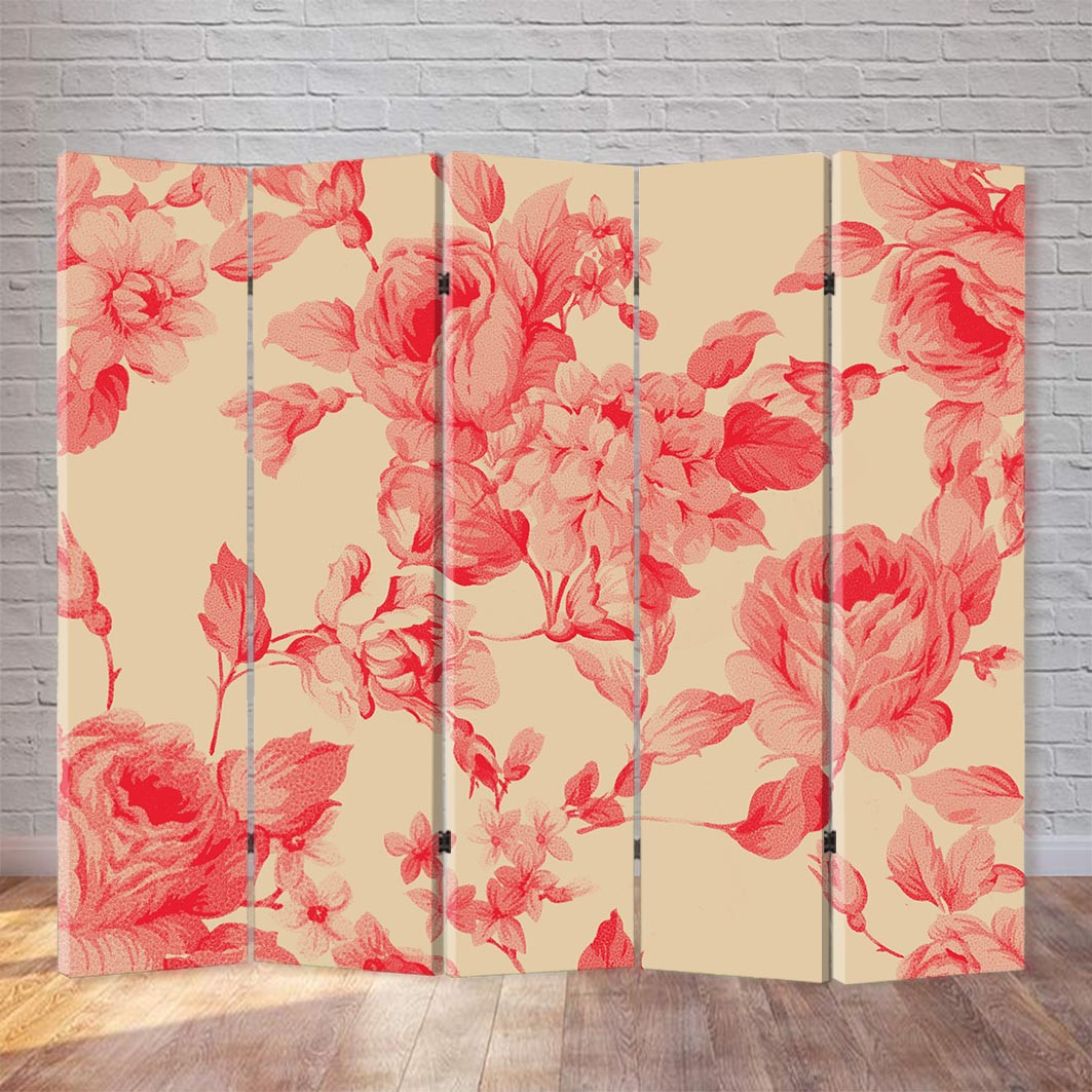 

Ширма декоративная FineDecor "Цветы" 200x180 см 123b