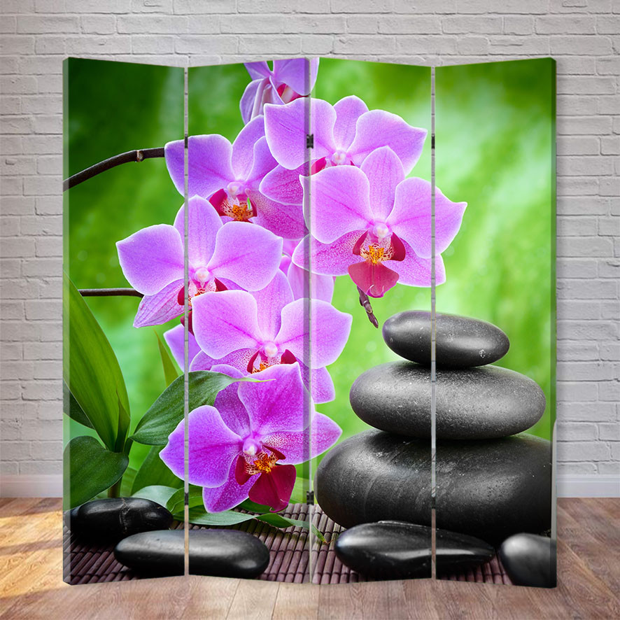 

Ширма декоративная FineDecor "Орхидеи" 160х180 см 130а