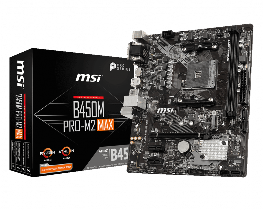 

Материнская плата MSI B450M PRO-M2 AM4 PCI-E VGA/DVI-D/HDMI mATX (181327)