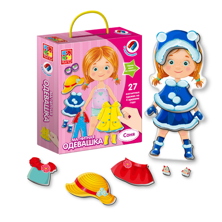 

Магнитная игра-одевалка "Соня" (VT3702-03)