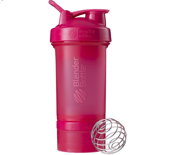

Шейкер спортивный Blender Bottle ProStak 650 ml с 2-мя контейнерами Pink FL
