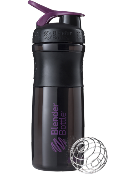 

Спортивная бутылка-шейкер Blender Bottle SportMixer 820 ml Black/Plum