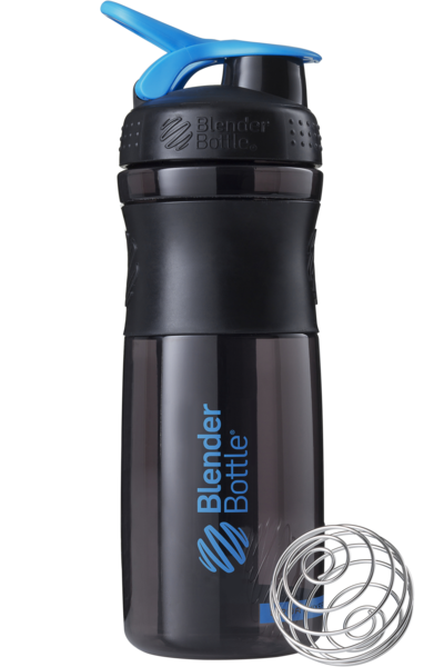 

Спортивная бутылка-шейкер Blender Bottle SportMixer 820 ml Black/Cyan