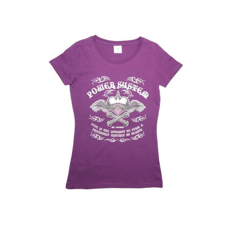 

Футболка для фитнеса и бодибилдинга Power System Heart Breaker PS-8005 S Purple