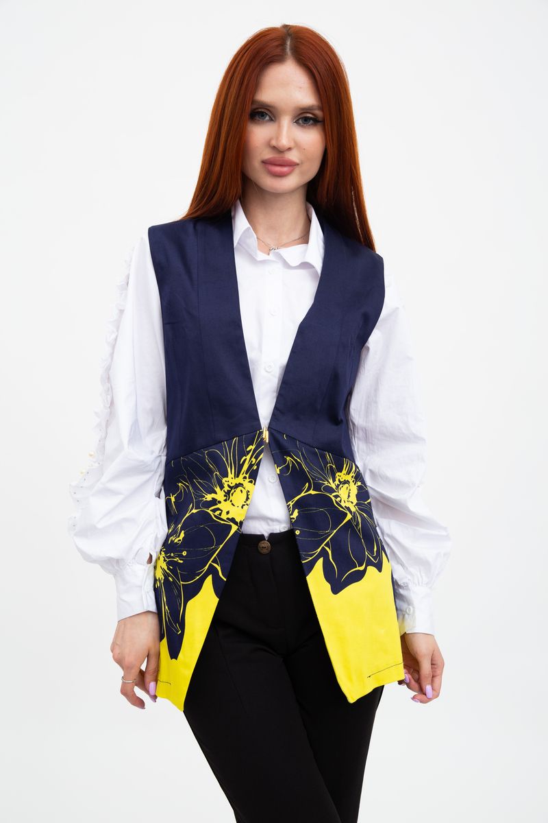 

Жилет Kamomile 36 Сине-желтый 115R253F