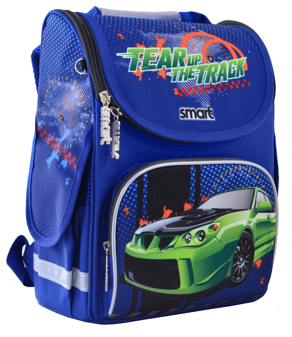 

Рюкзак школьный каркасный Smart PG-11 Tear Up The Track 34 x 26 x 11 см Синий
