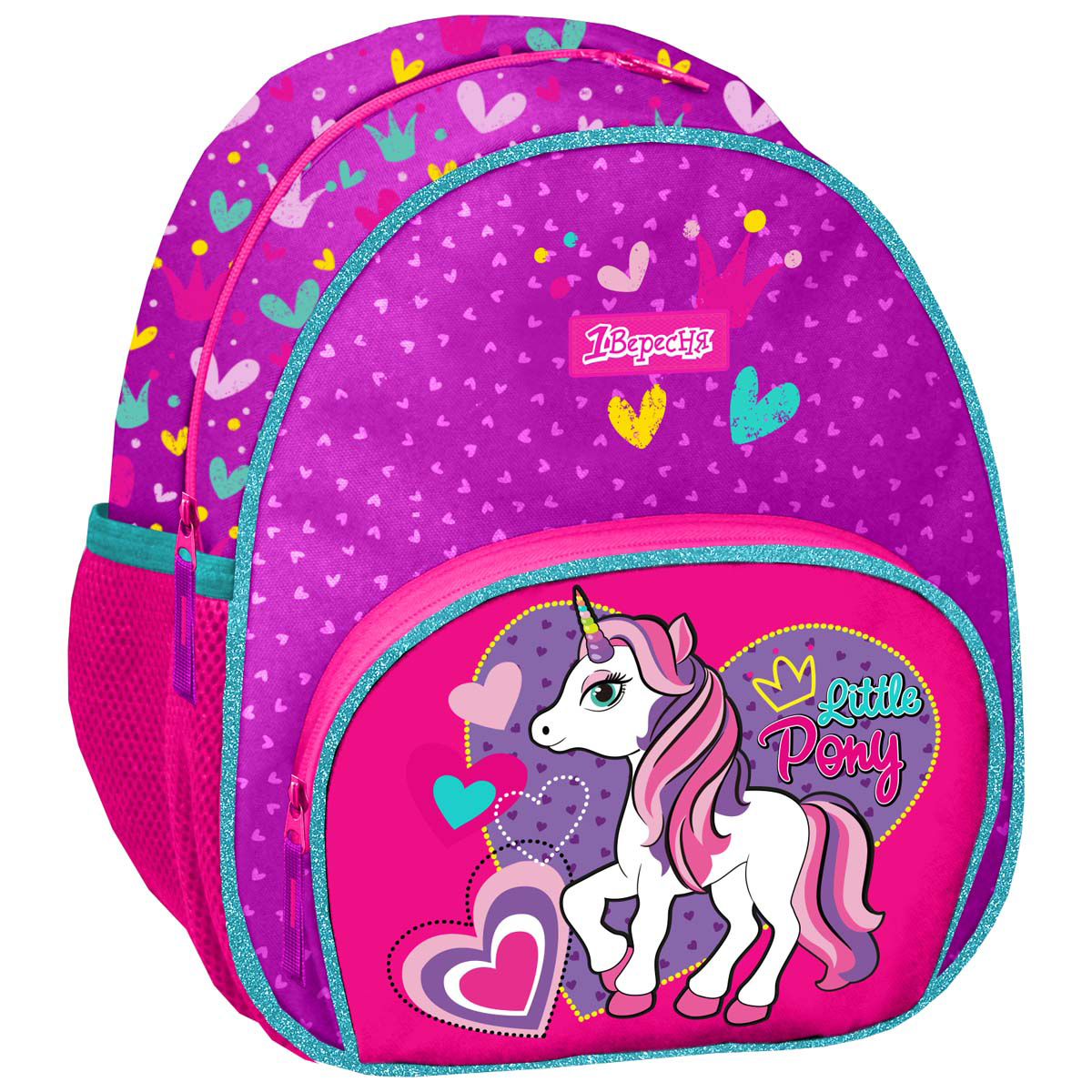 

Рюкзак детский 1 Вересня K-41 Little pony 30 x 25 x 13 см Фиолетово-розовый