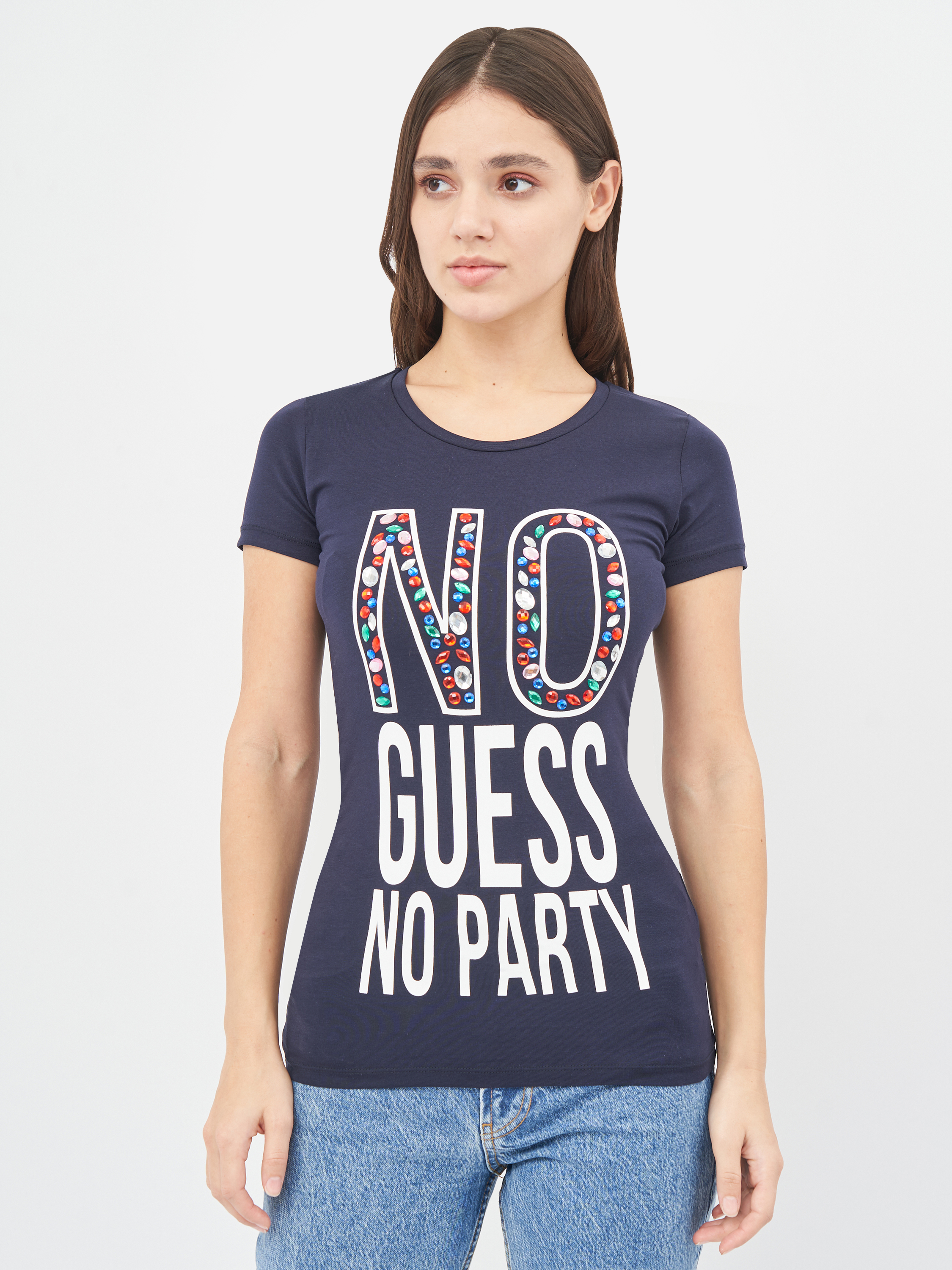 

Футболка Guess 9716.3 XS (40) Темно-синяя