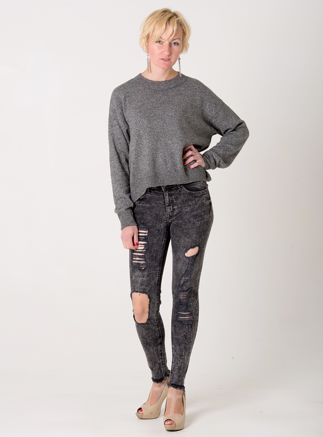 

Джинси H&M 0334141 34 сірий
