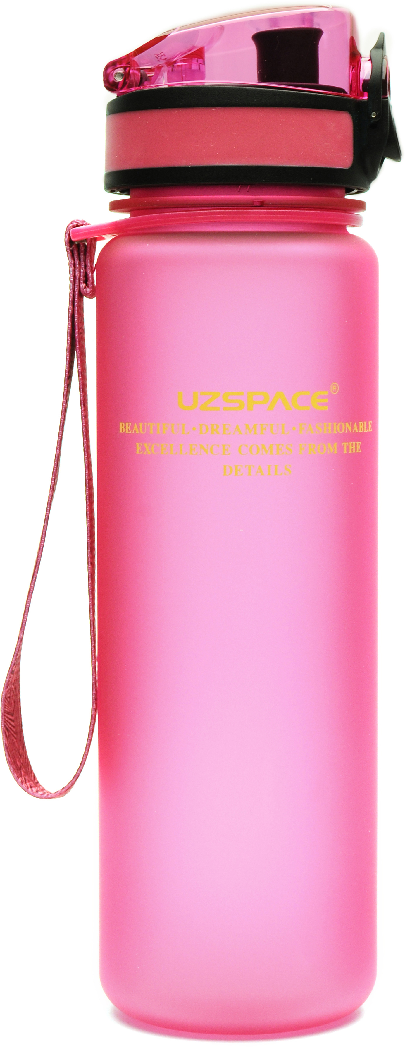 

Фляга для воды Uzspace Frosted 500 мл Розовая (6955482370872)
