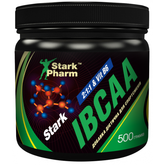 

Аминокислоты Stark Pharm IBCAA Powder 2:1:1 + B6 Pure 500 грамм без вкусовых добавок (24202)