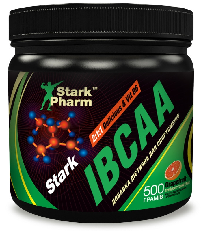 

Аминокислоты Stark Pharm IBCAA 2:1:1 + Vit B6 500 грамм грейпфрут (23122)