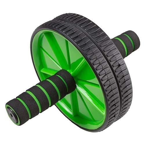 

Ролик пресса D175mm 2 колеса World Sport, черно-зеленый