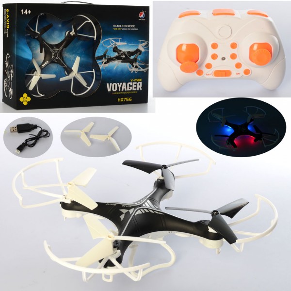 

Дрон Квадрокоптер Bambi HX756 Черный (MR01078)