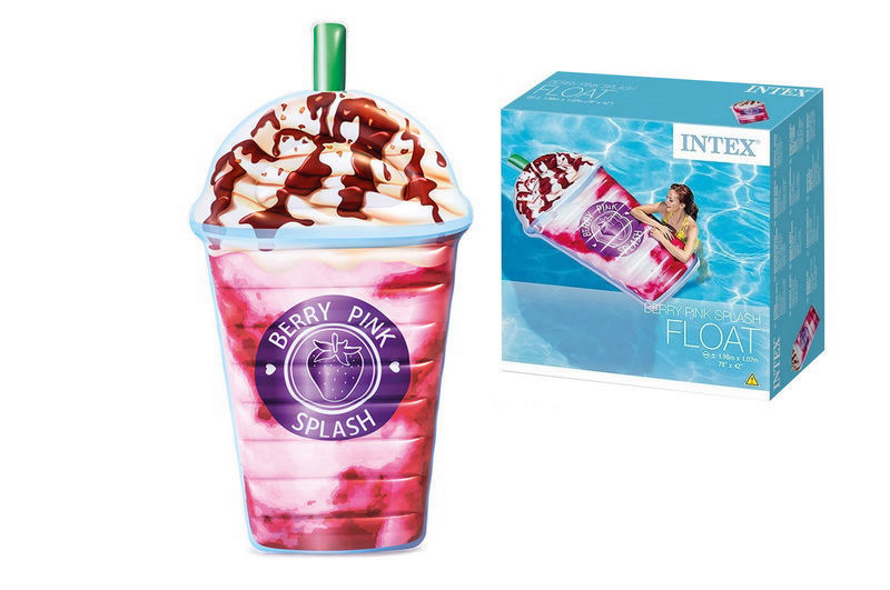 

Матрац надувний INTEX BERRY PINK SPLASH FLOAT 198х107см. Різнокольоровий 58777