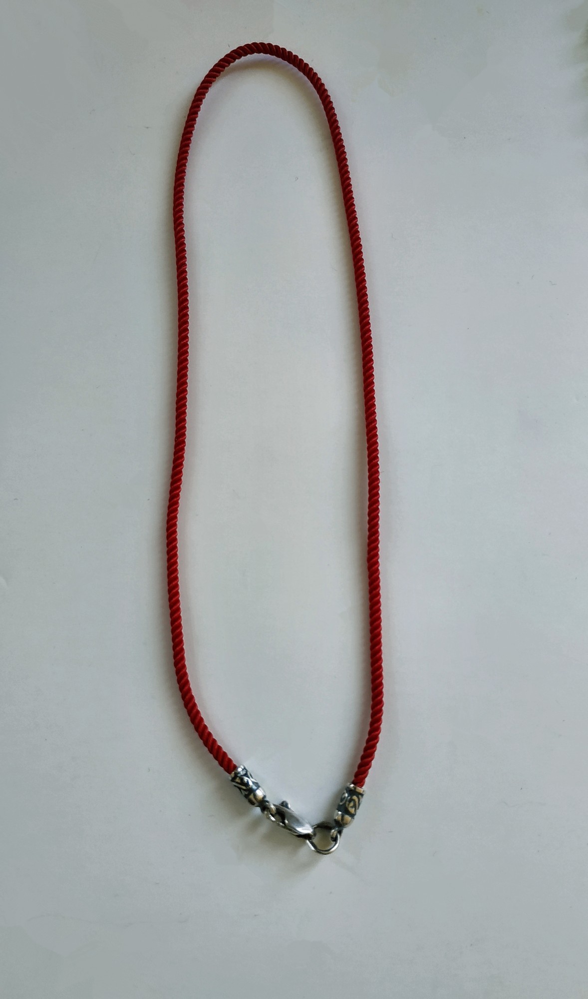 

Шнур шелковый с серебряным замком SilverArtisan 1.81124 60 размер