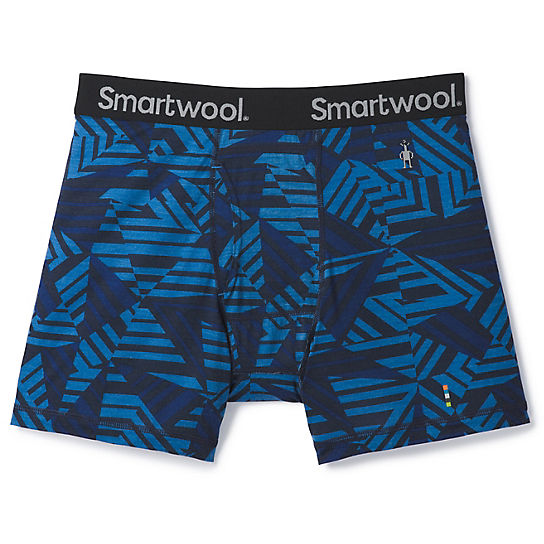 

Трусы Smartwool Merino 150 Printed Boxer Brief XL Синий-Голубой