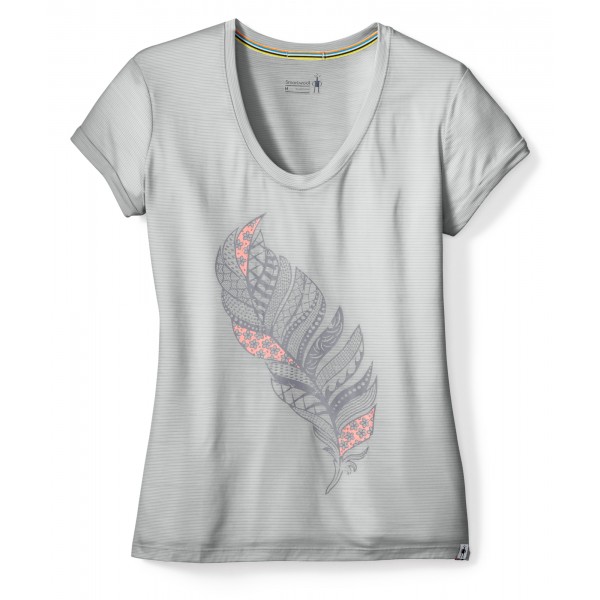 

Футболка Smartwool Women' Merino 150 Feather Tee  Серый, Футболка Smartwool Women's Merino 150 Feather Tee S Серый
