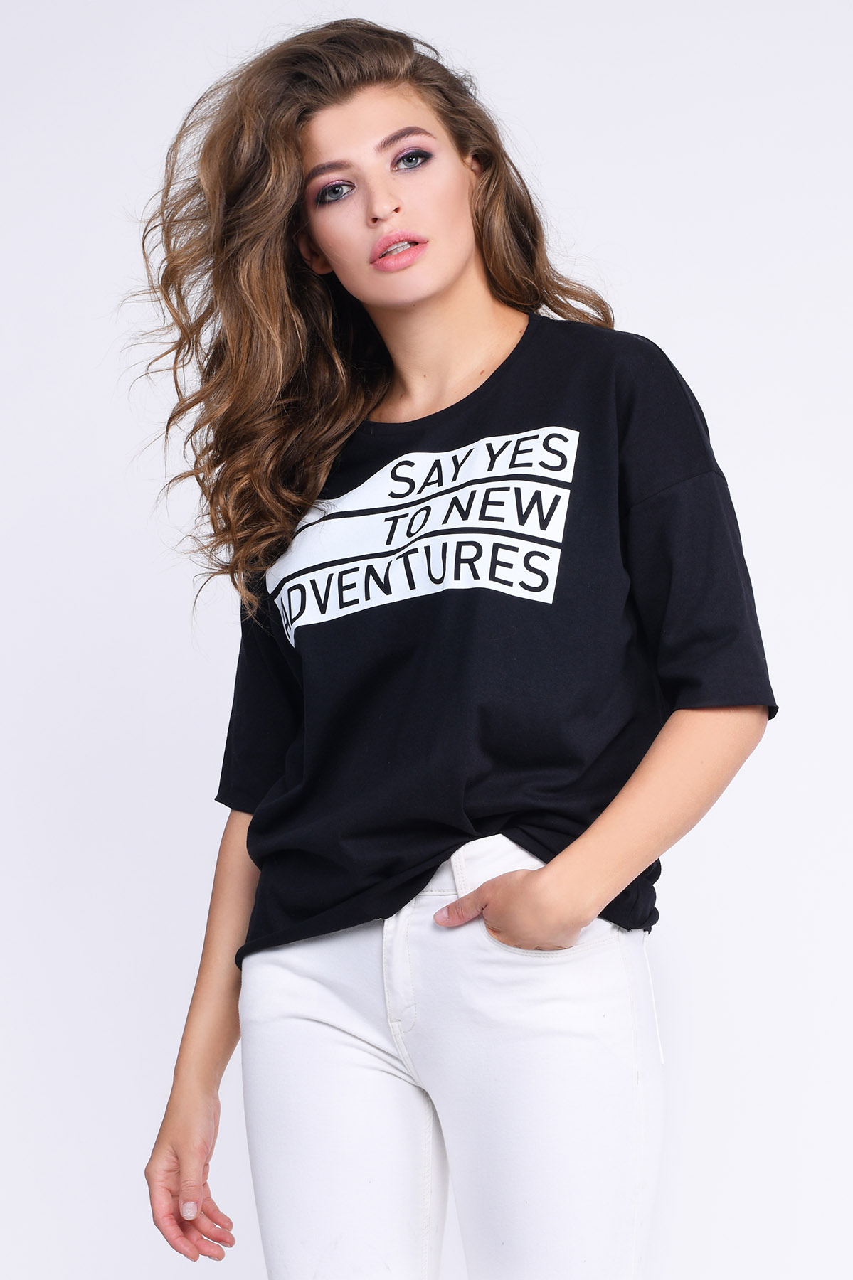 

Футболка Carica FK-218-8/0871 XS Черная с принтом (16955.1)