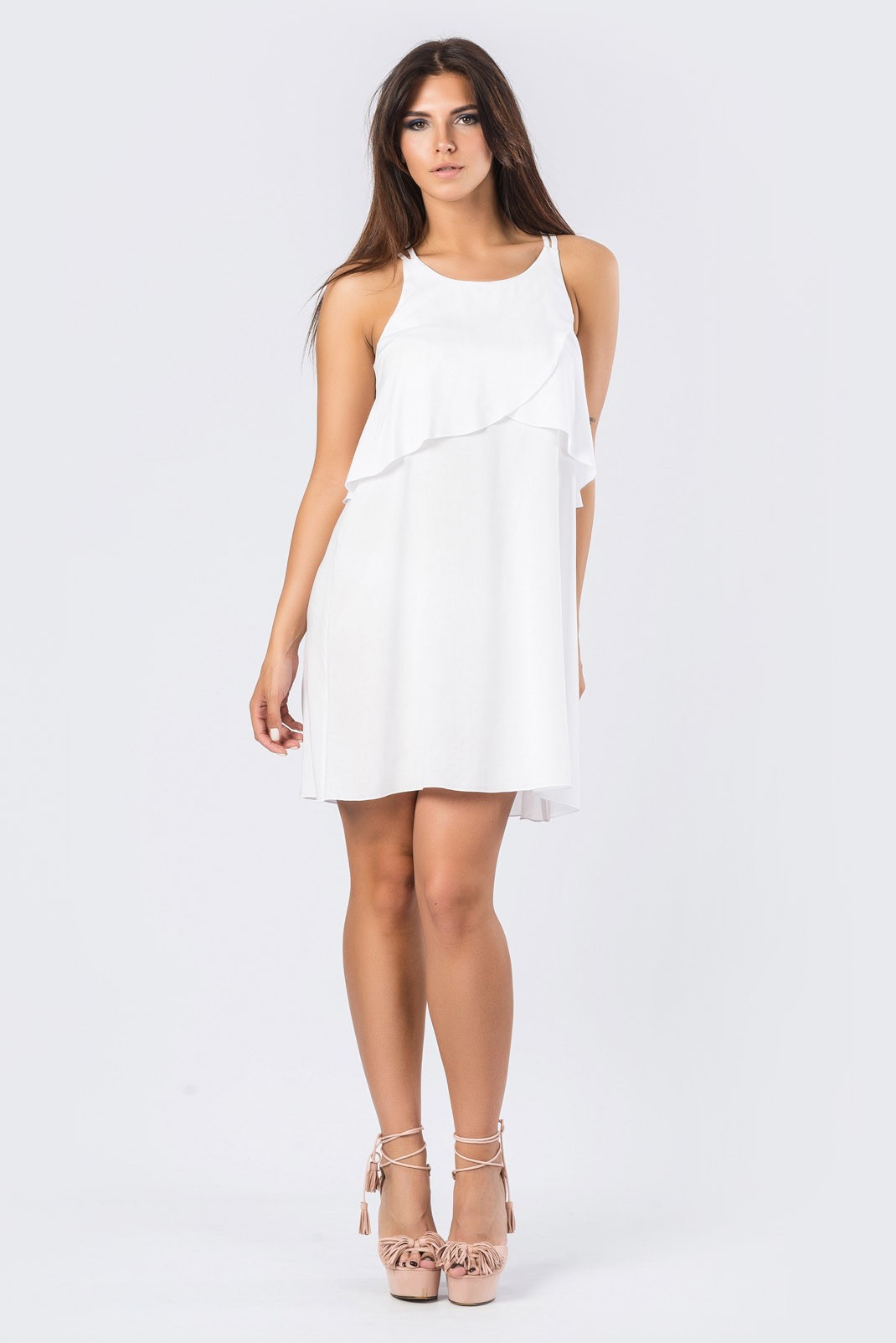 

Платье Kp-10160 "M" белое 15365.3