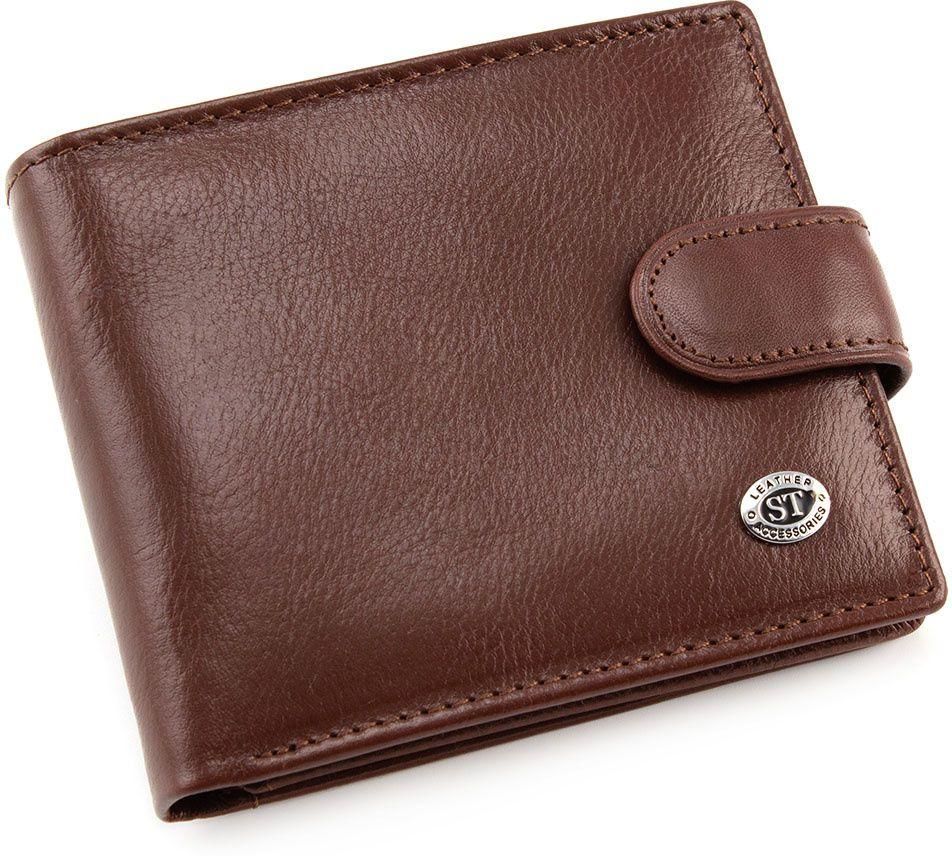 

Мужской кошелек ST Leather B-MS34 coffee