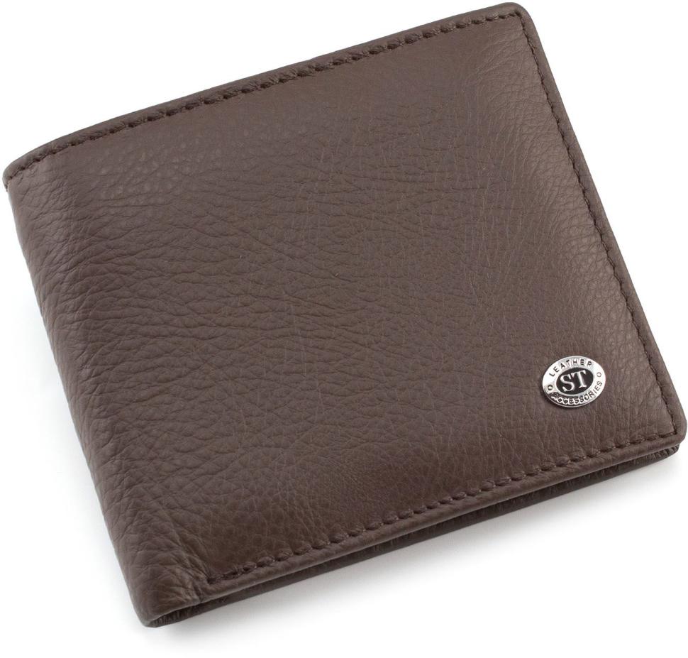 

Мужской кошелек ST Leather ST-4 coffee