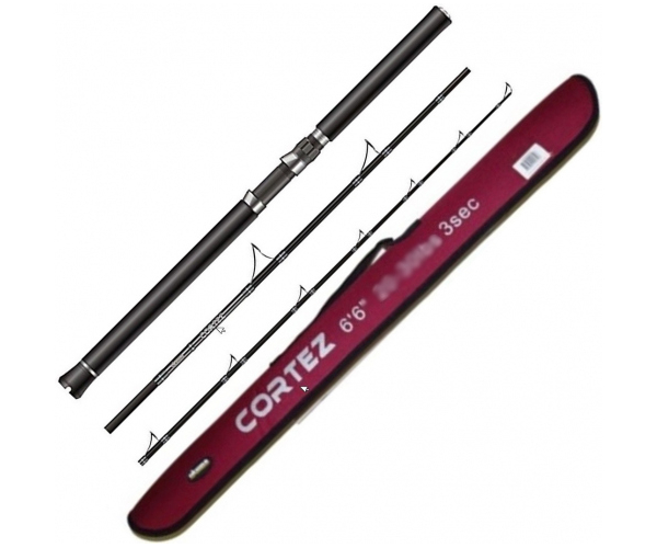 

Спиннинг Okuma Cortez Black 6’6 198cm 20-30lbs - 3sec (арт.123413531496)